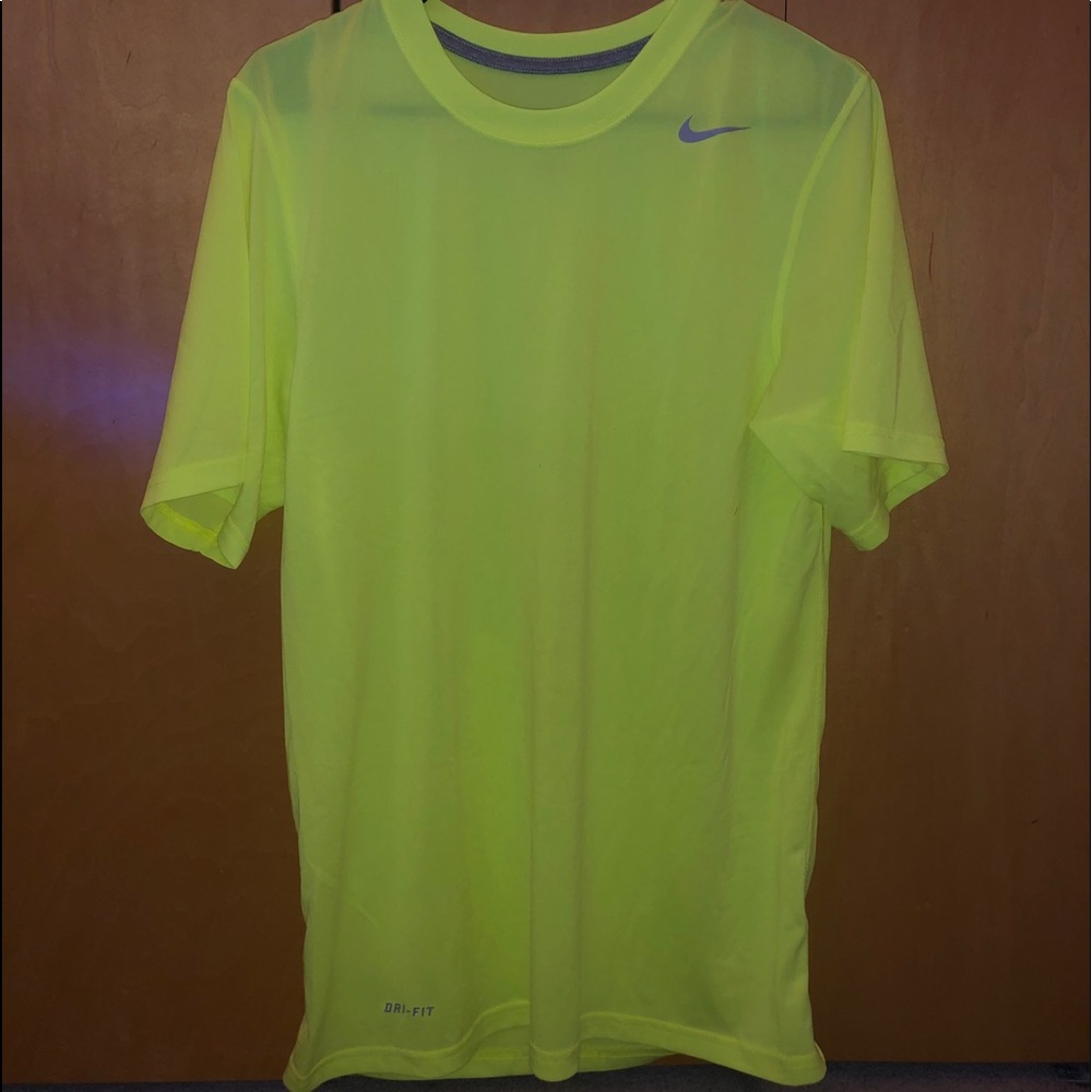 neon nike shirt